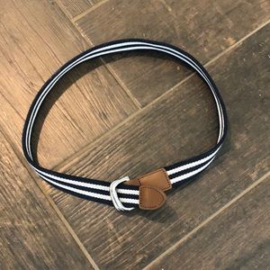 Janie and Jack Navy and White Belt Size 4t-5t